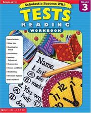 Scholastic Success With: Tests: Reading Workbook: Grade 3