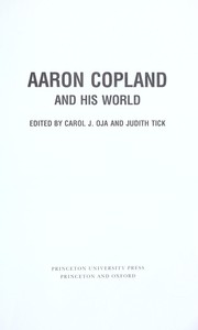 Aaron Copland and His World (The Bard Music Festival)