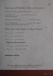 The Heart of God's Story Bible Study Book