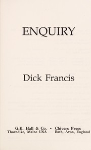 Enquiry (G K Hall Large Print Book Series)