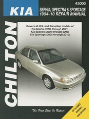 Total Car Care Kia Spectra/Sephia/Sportage S/E 1994-2010 Repair Manual